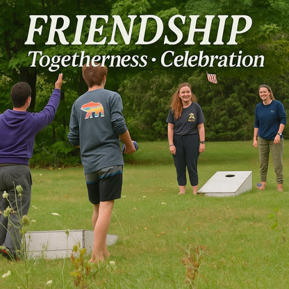 Regulation Cornhole Bean Bags: Professional American Flag Patriotic Outdoor Backyard Toss Game Set 8 Star and Stripes Family 25–44 Year Old