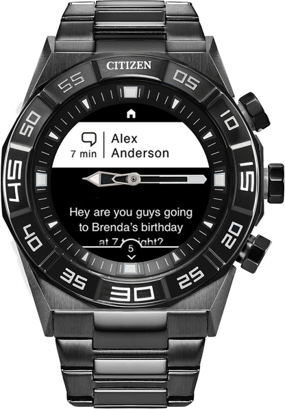 CZ Smart Gen 1 Hybrid Smartwatch 44Mm, Continuous Heart Rate Tracking, Fitness Activity, Golf App, Displays Notifications and Messages, Bluetooth Connection, 15 Day Battery Life