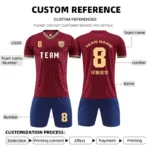 Men Women Customize New Football Jerseys Adults Kids Uniforms Shirts Futsal Sportswear Training Tracksuit Child Sports Outfit