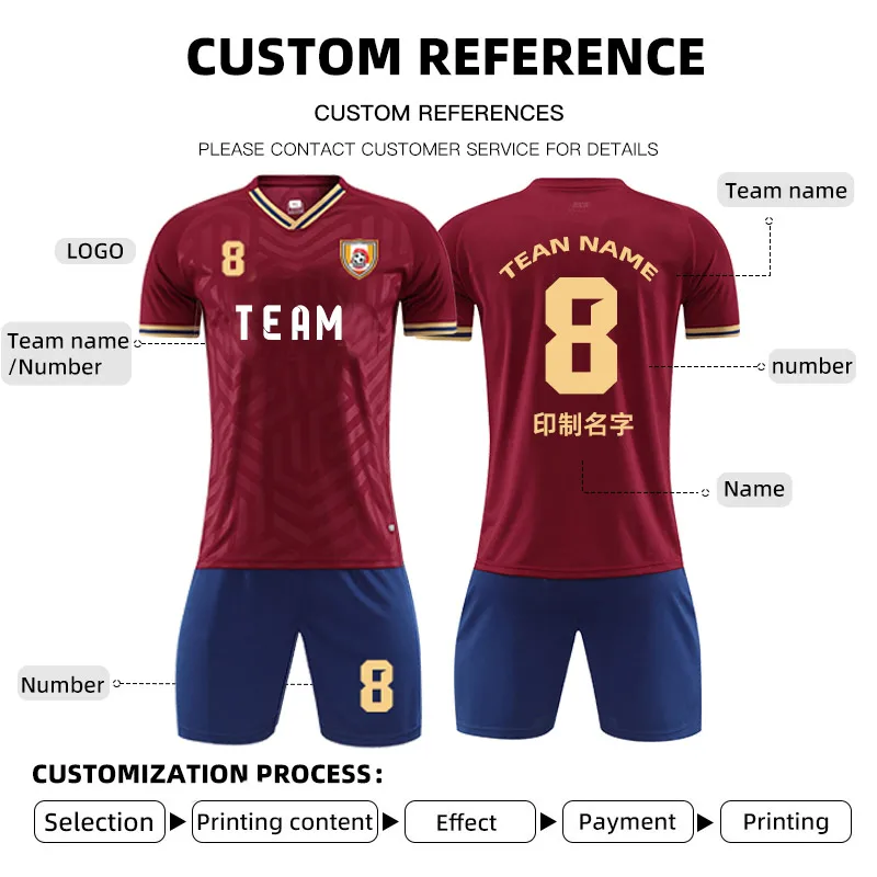 Men Women Customize New Football Jerseys Adults Kids Uniforms Shirts Futsal Sportswear Training Tracksuit Child Sports Outfit